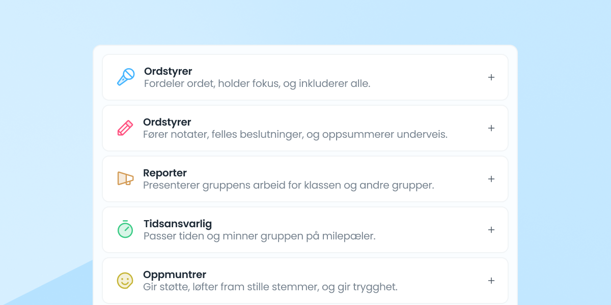 Slik engasjerer du alle i gruppearbeid med tydelige roller